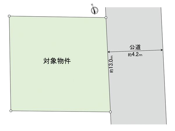 王子3丁目土地 区画図 王子3丁目土地 区画図