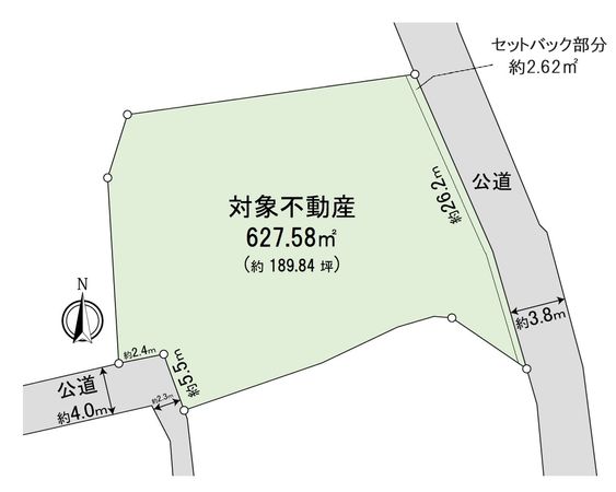 篠栗町庄四丁目 区画図