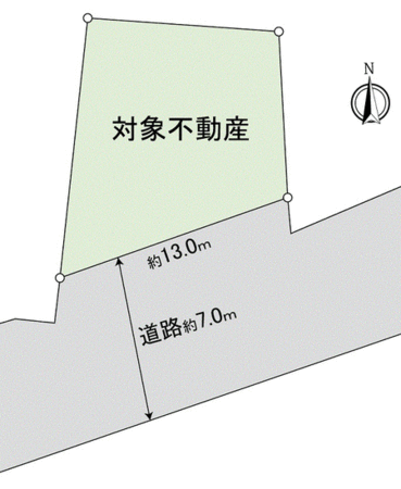 篠栗町大字尾仲 土地 地形図