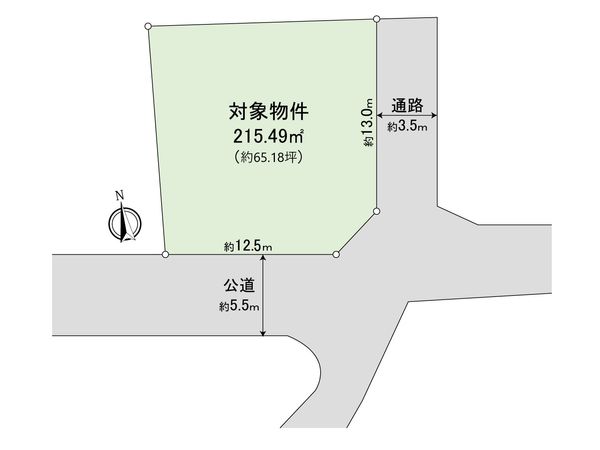 諸岡三丁目 土地 区画図