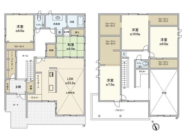 浦田一丁目 戸建 間取図(平面図) 浦田一丁目 戸建 間取図(平面図)
