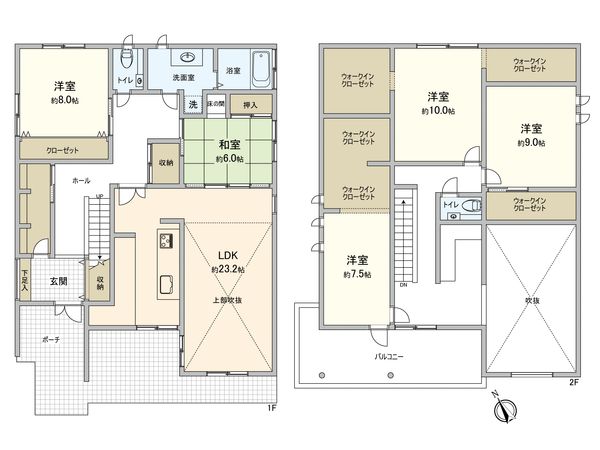浦田一丁目 戸建 間取図(平面図) 浦田一丁目 戸建 間取図(平面図)