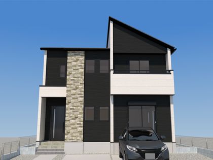 老司1丁目新築戸建 外観パース図