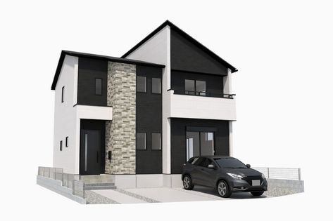 老司1丁目新築戸建 外観パース図