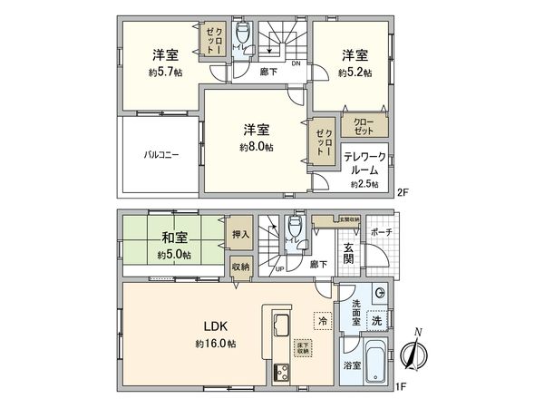 植木新築戸建 間取図(平面図) 間取図(平面図)