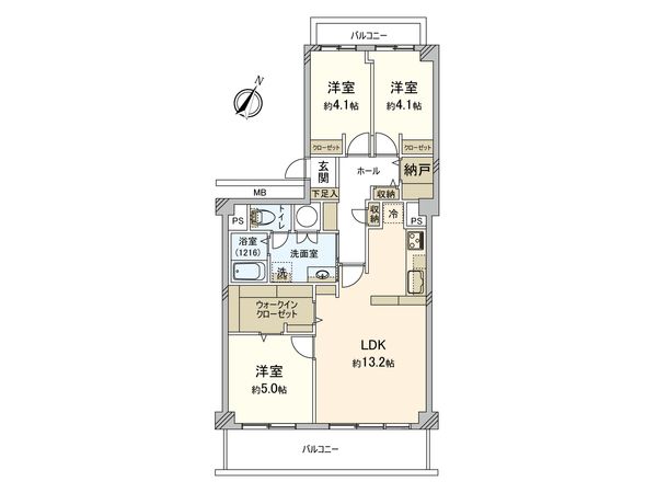 コープ東薬院 間取図(平面図) 間取図(平面図)