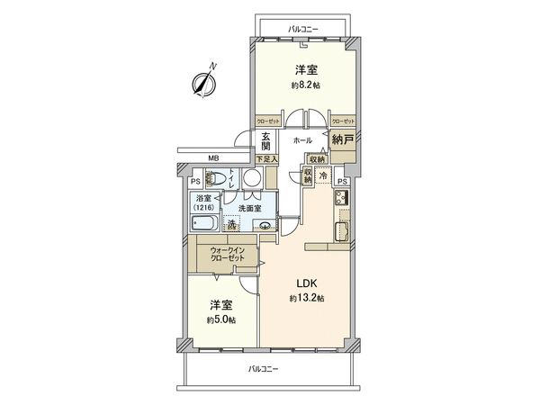 コープ東薬院 間取図(平面図) コープ東薬院 間取図(平面図)