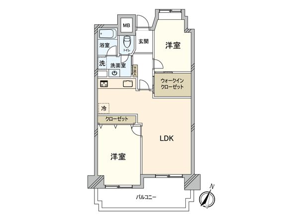 ロワールマンションアール板付弐番館 間取図(平面図) 間取図(平面図)