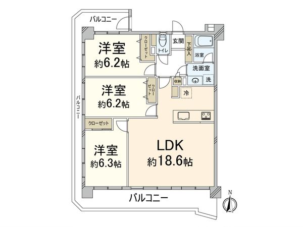 シティライフ板付 間取図(平面図) シティライフ板付 間取図(平面図)