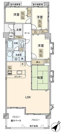 コアマンションルネス空港東 間取図(平面図) コアマンションルネス空港東 間取図(平面図)