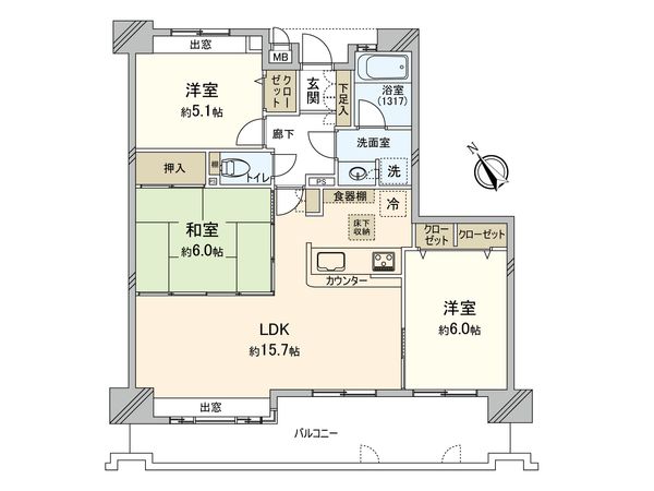 間取図(平面図)