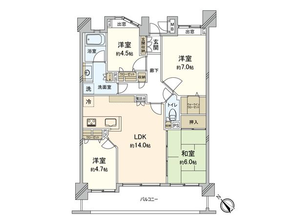 間取図(平面図)