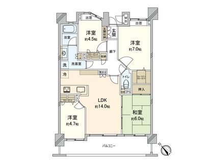 間取図(平面図) 間取図(平面図)