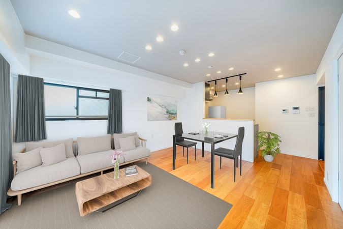 朝日プラザ天神 リビング