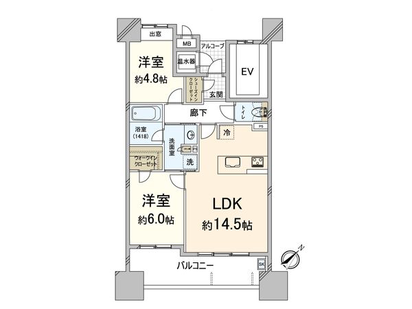 南福岡オークハウス 間取図(平面図) 間取図(平面図)