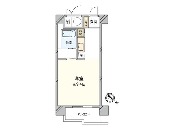 ライオンズマンション天神 間取図(平面図)