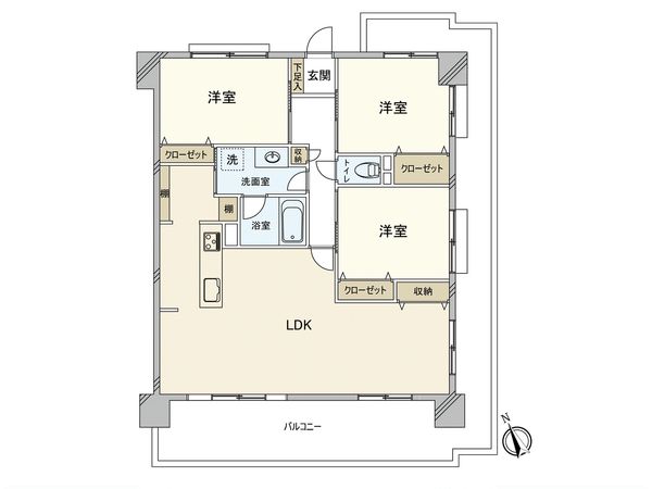アンピール松島 間取図(平面図)