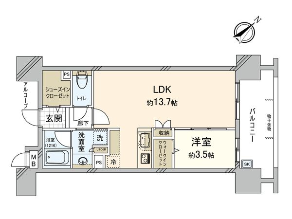 モントーレ東比恵クレア 間取図(平面図) モントーレ東比恵クレア 間取図(平面図)
