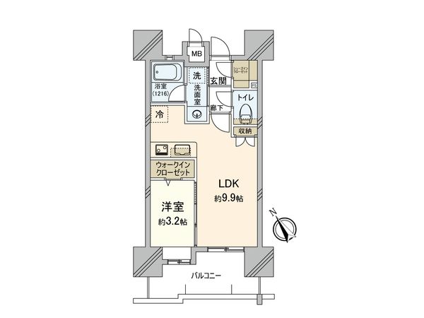 アクタス福岡県庁前グランネクスト 間取図(平面図) アクタス福岡県庁前グランネクスト 間取図(平面図)