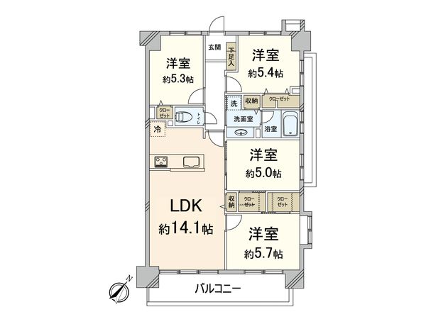 シティライフ空港東 間取図(平面図) シティライフ空港東 間取図(平面図)