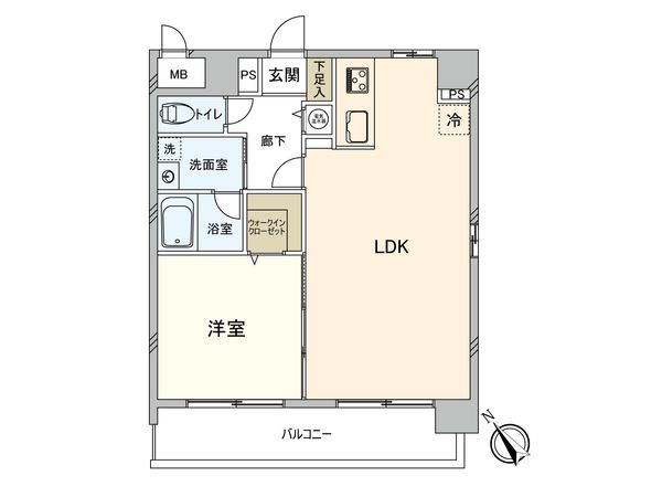 ロマネスク呉服町 間取図(平面図)