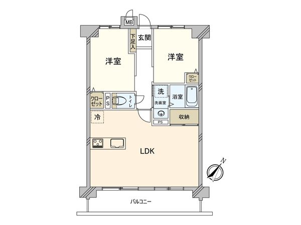 エクレール東比恵 間取図(平面図) 間取図(平面図)