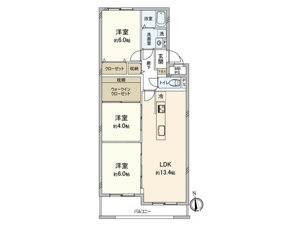 日商岩井南福岡マンション 間取図(平面図) 日商岩井南福岡マンション 間取図(平面図)
