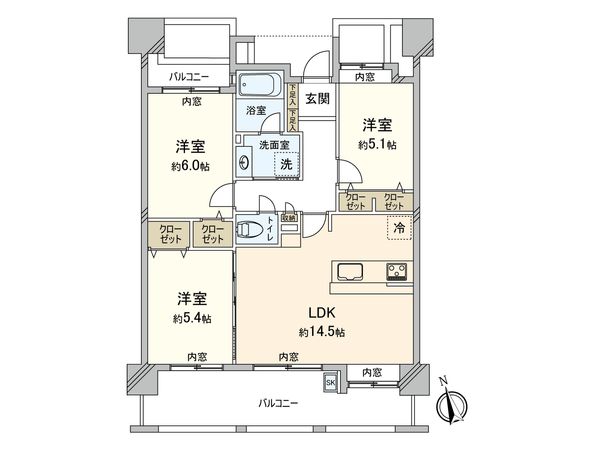 間取図(平面図)