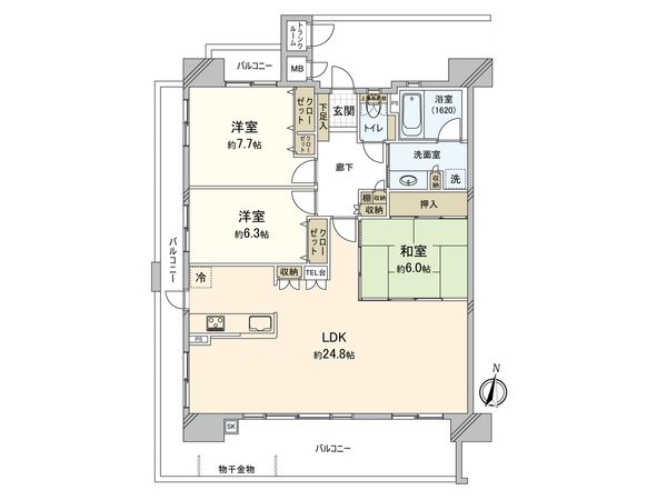 パーク・サンリヤン香住ヶ丘 間取図(平面図) パーク・サンリヤン香住ヶ丘 間取図(平面図)
