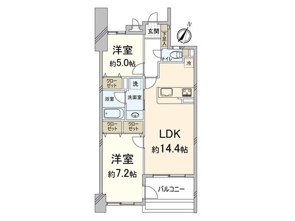 アクロス博多セントラルパーク 間取図(平面図) アクロス博多セントラルパーク 間取図(平面図)