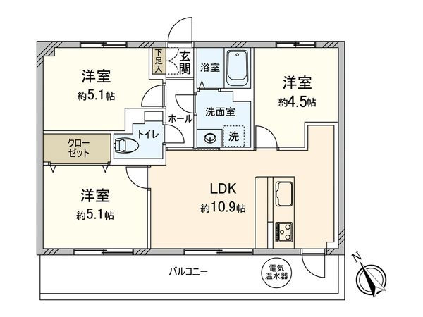 シティライフ箱崎8 間取図(平面図) シティライフ箱崎8 間取図(平面図)