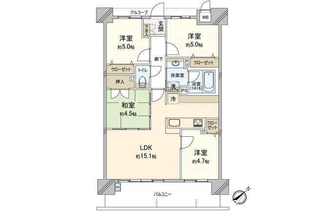 間取図(平面図)