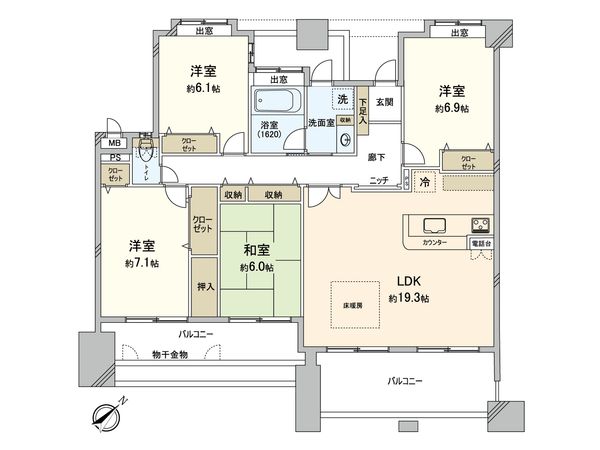 間取図(平面図)