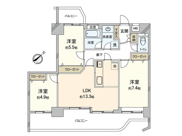 間取図(平面図)