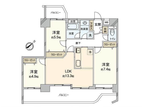 ジョイナス天神タワー 間取図(平面図) ジョイナス天神タワー 間取図(平面図)
