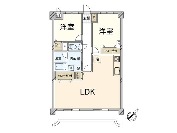 シティライフ箱崎2 間取図(平面図) シティライフ箱崎2 間取図(平面図)