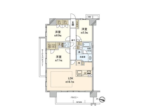 間取図(平面図)