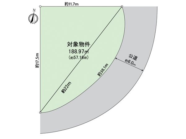 西片江一丁目 土地 区画図 区画図