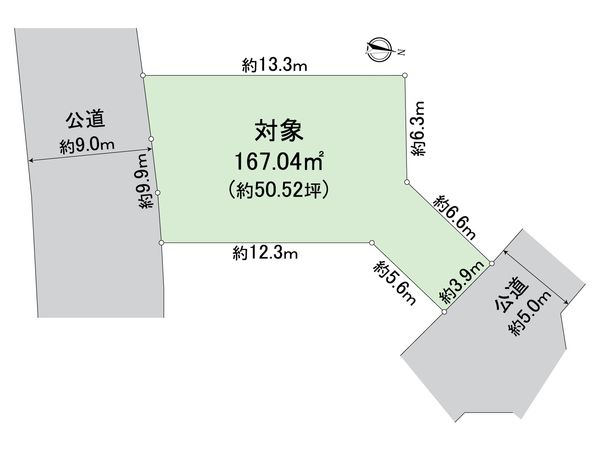 城南区宝台団地 土地 区画図 区画図