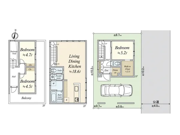 建物プラン例（間取図）