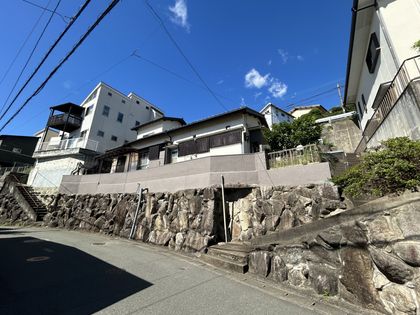 平和一丁目 土地 前面道路含む外観