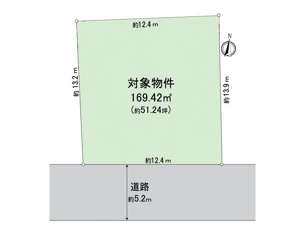 城南区友丘五丁目土地 区画図 城南区友丘五丁目土地 区画図