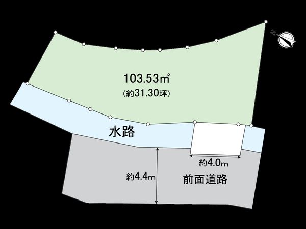 山田3丁目土地 区画図 山田3丁目土地 区画図