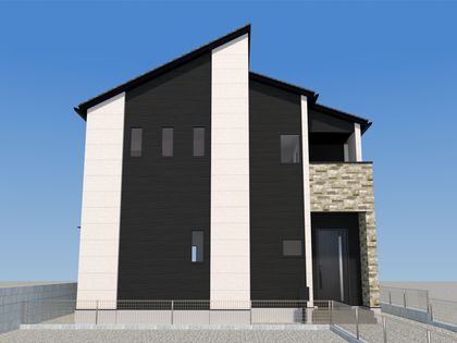 城南区東油山一丁目新築戸建 2号棟 外観パース図