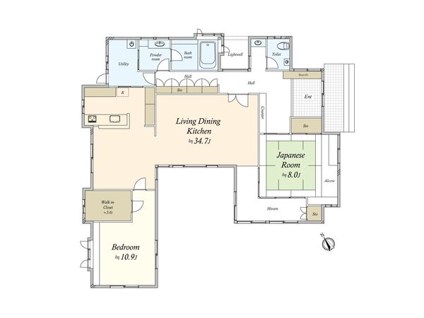 早良区百道浜四丁目 戸建 間取図(平面図) 早良区百道浜四丁目 戸建 間取図(平面図)
