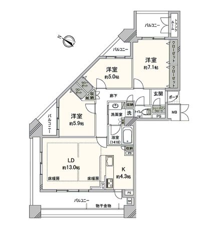 間取図(平面図)