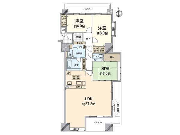 間取図(平面図)