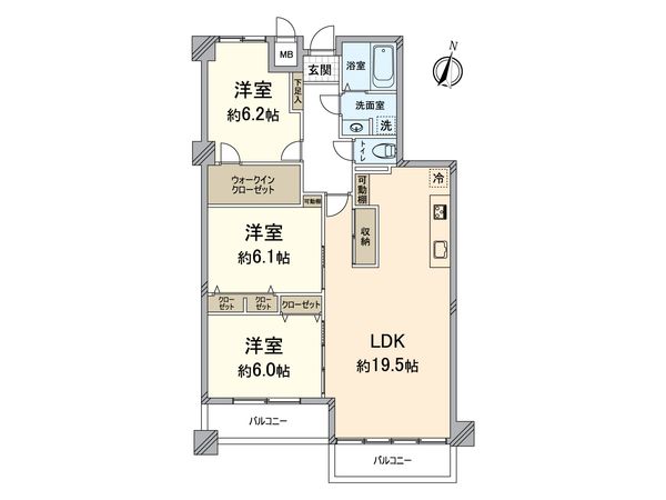 グリーンマンション小笹 間取図(平面図)