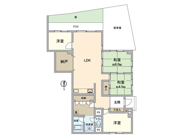 大濠パーク・マンション 間取図(平面図) 大濠パーク・マンション 間取図(平面図)