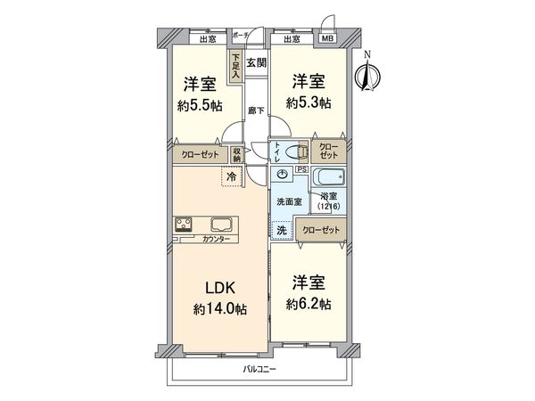 間取図(平面図)